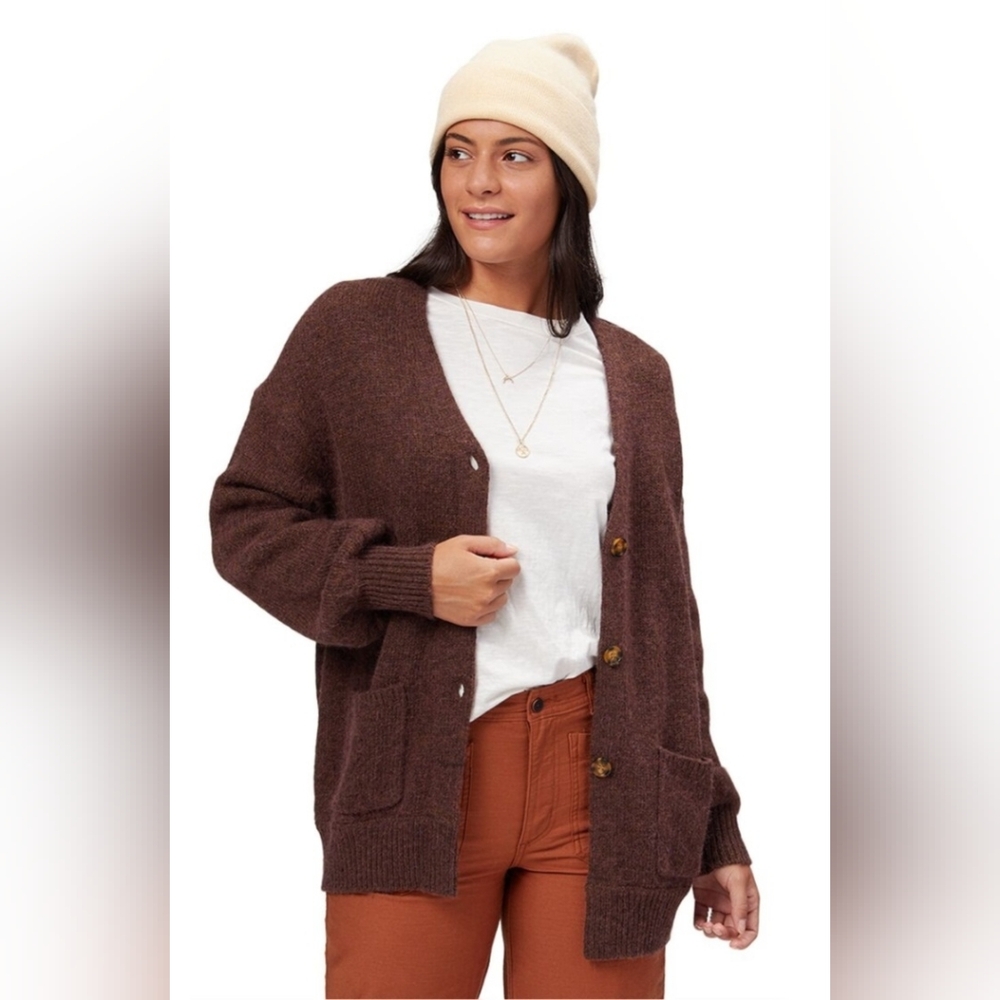 Basin + Range Elegant Brown Women's Cardigan Sweater